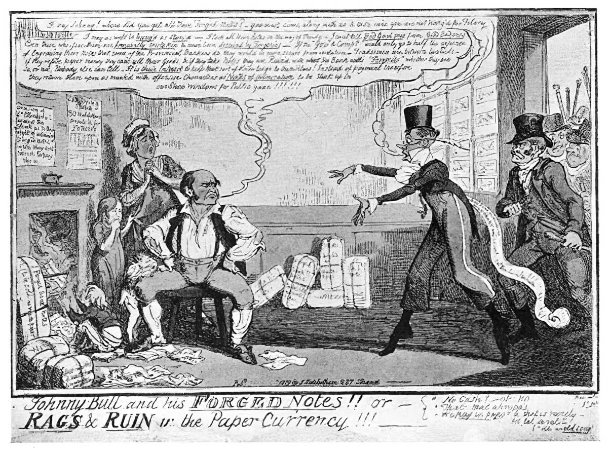 A Cruikshank Illustration Telling a Story Through Pictures and Text
