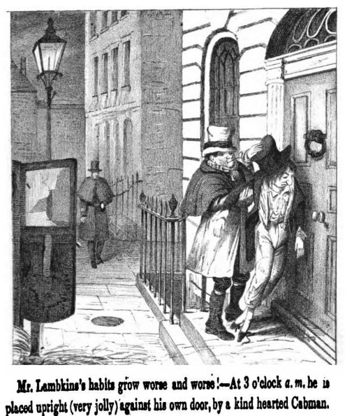 Illustration from The Bachelor's Own Book by George Cruikshank