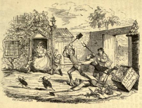Illustration by George Cruikshank