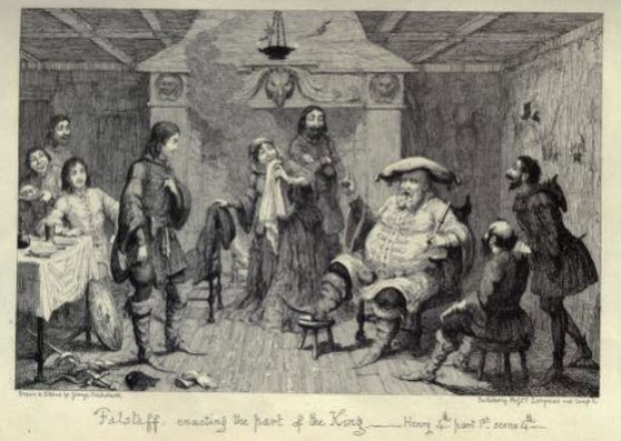 Life of Falstaff - Illustrated by George Cruikshank, number 3