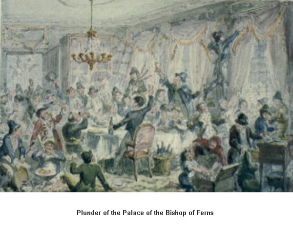 The Plunder of the Palace of Bishop of Ferns