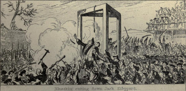 George Cruikshank - illustration: The Hanging	 